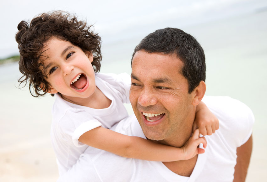 Happy Father & Son